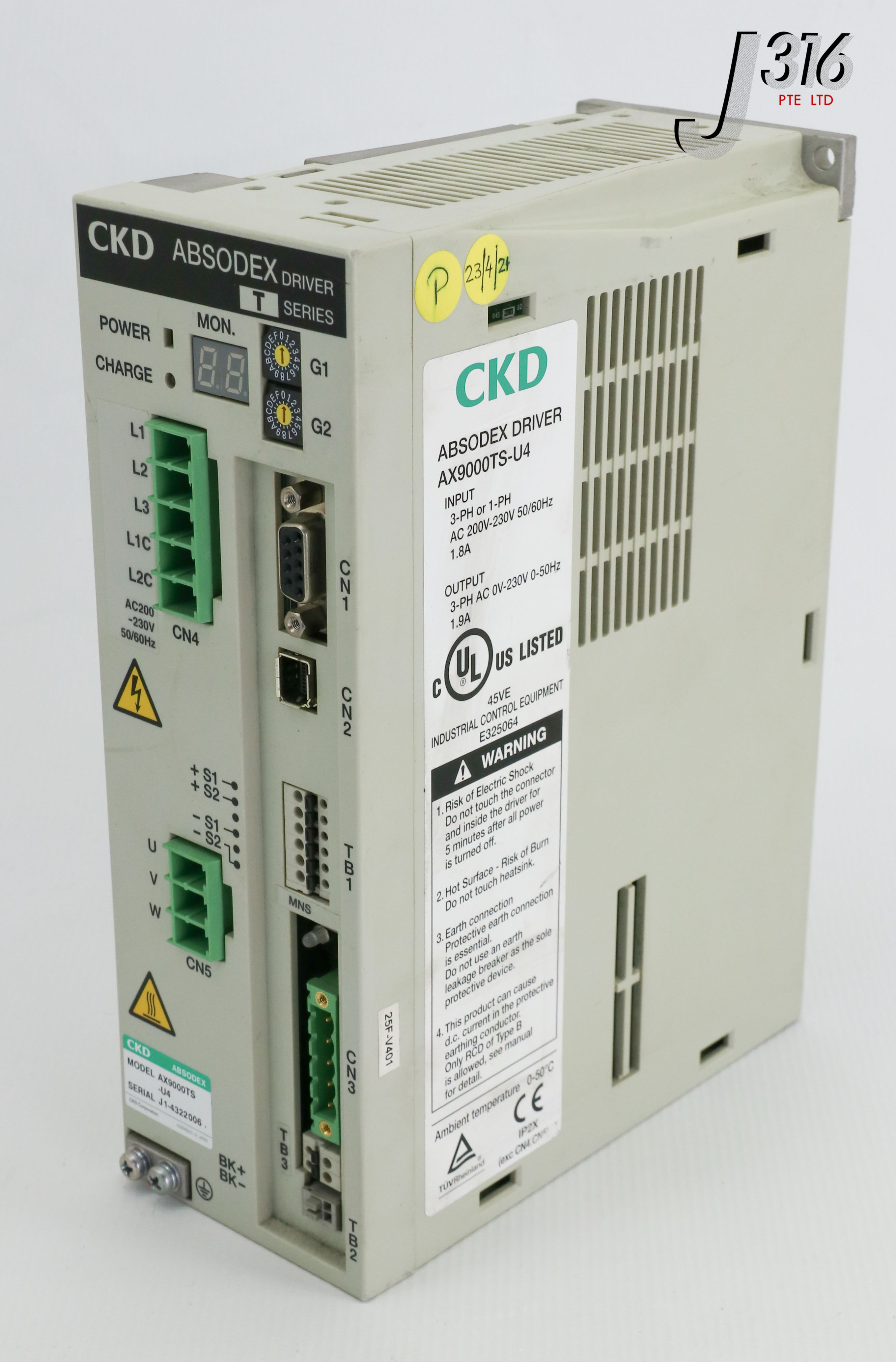 25384 CKD ABSODEX DRIVER AX9000TS-U4